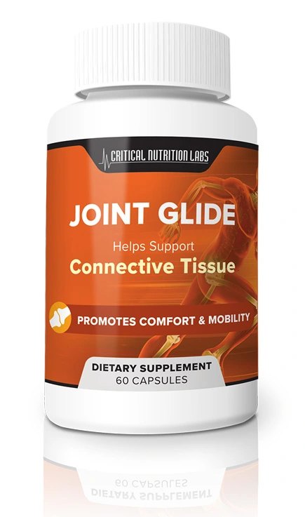 A Joint Glide bottle, front label
