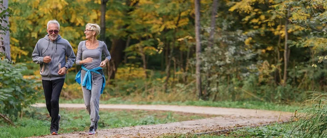 Jogging, wide