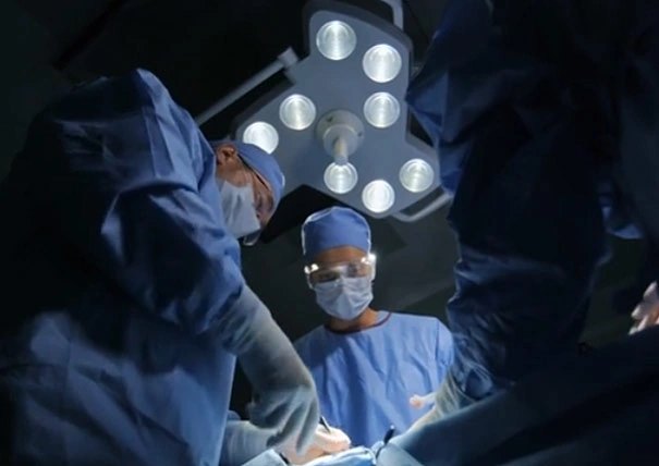 An operating theatre